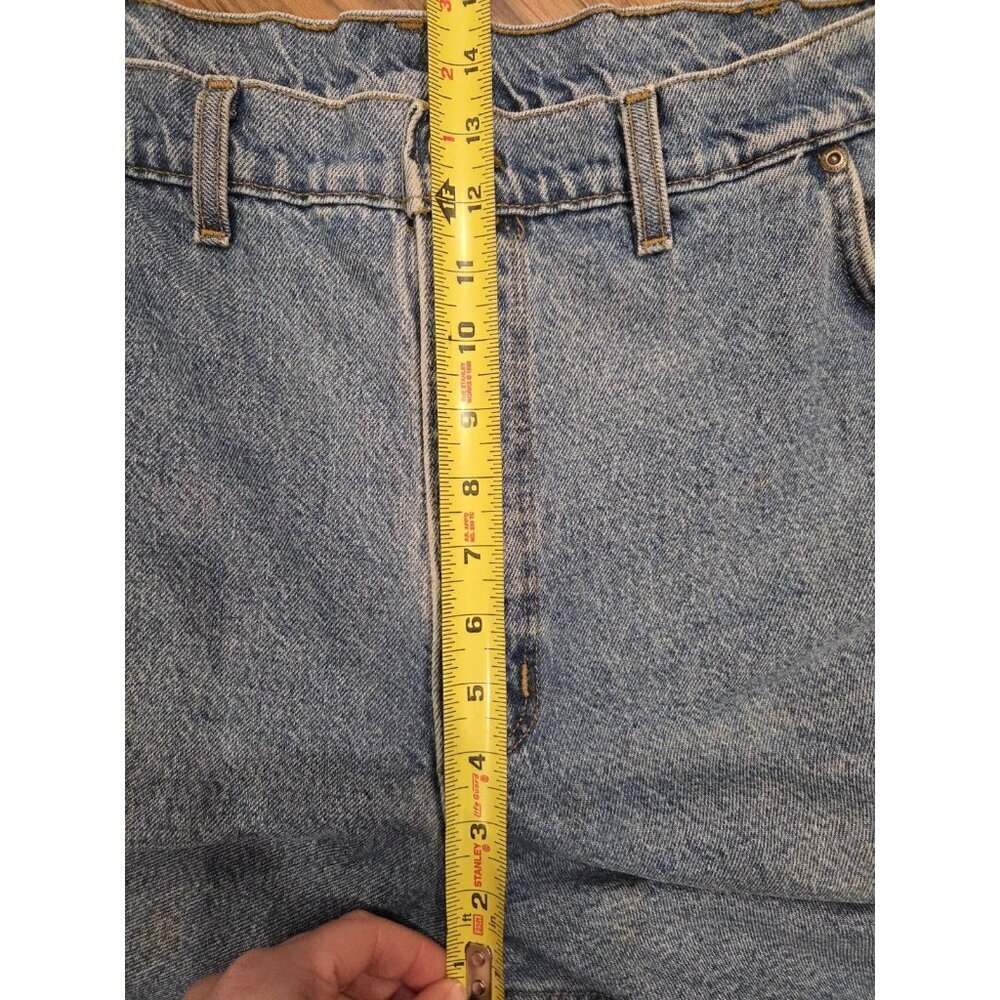 Vtg Carhartt Mens Flannel Lined Jeans Pants Denim Sz 44x24 Union Made USA - Picture 12 of 14